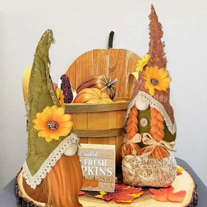 Sunflower Set of 2 Gnomes