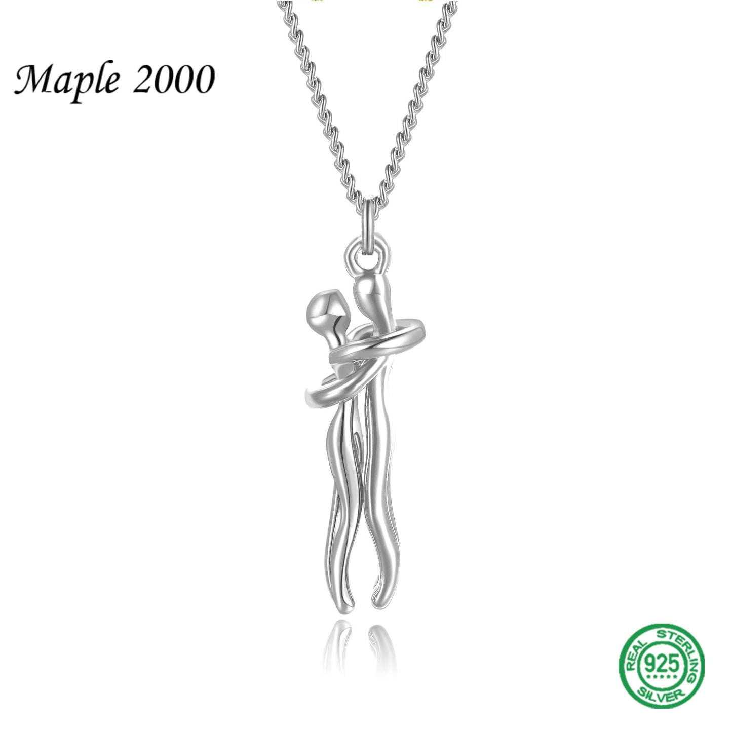 '' There's No One Like You '' Hug Necklace