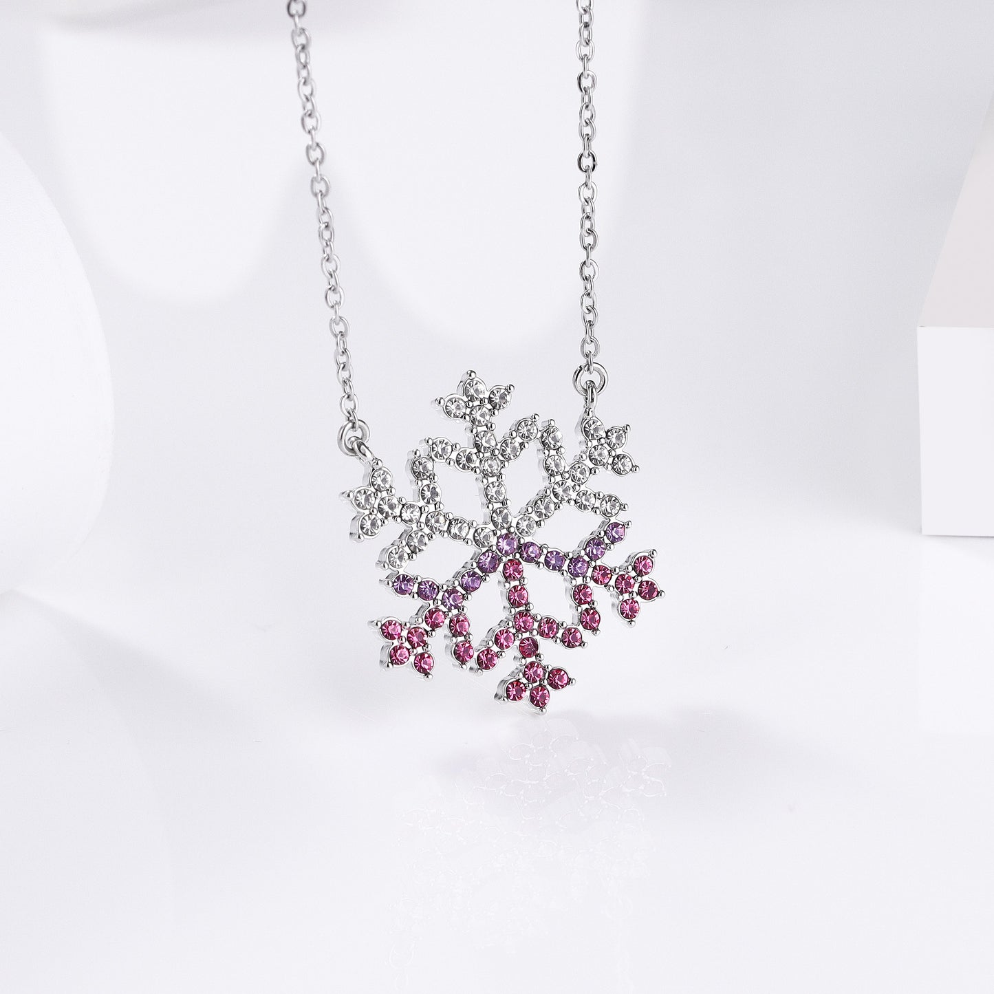 '' We are like a snowflake '' Snowflake Necklace