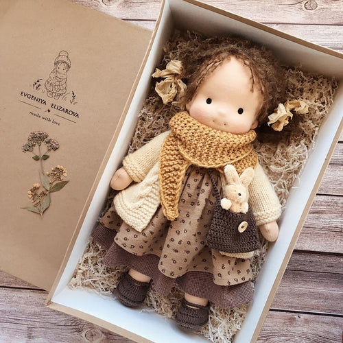 Handmade Knitted Doll - Una