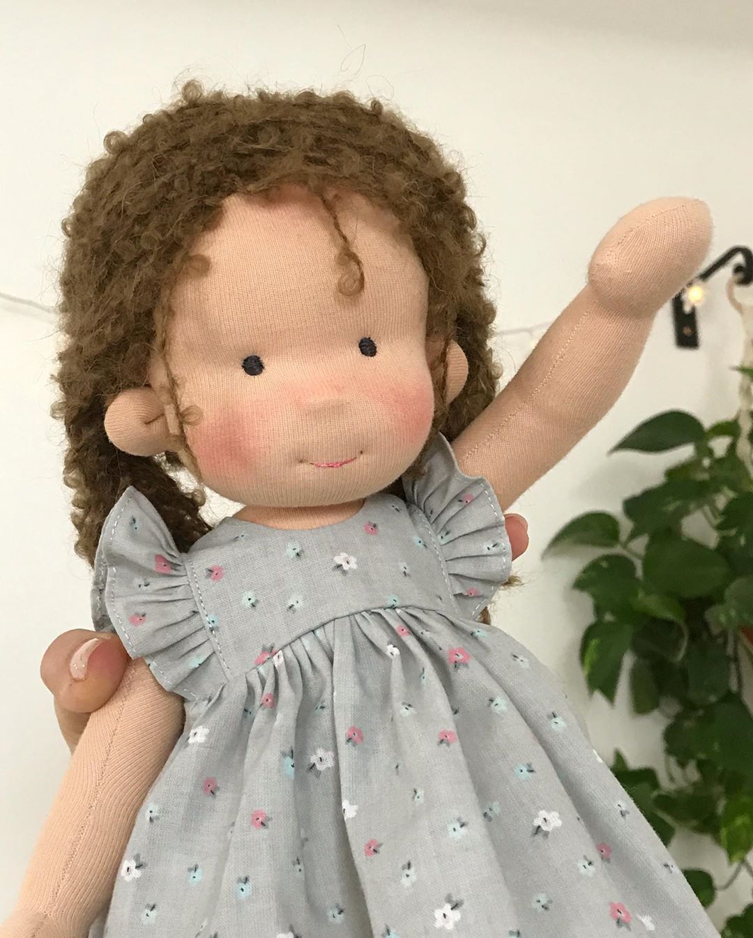 Handmade Knitted Doll - Carlin