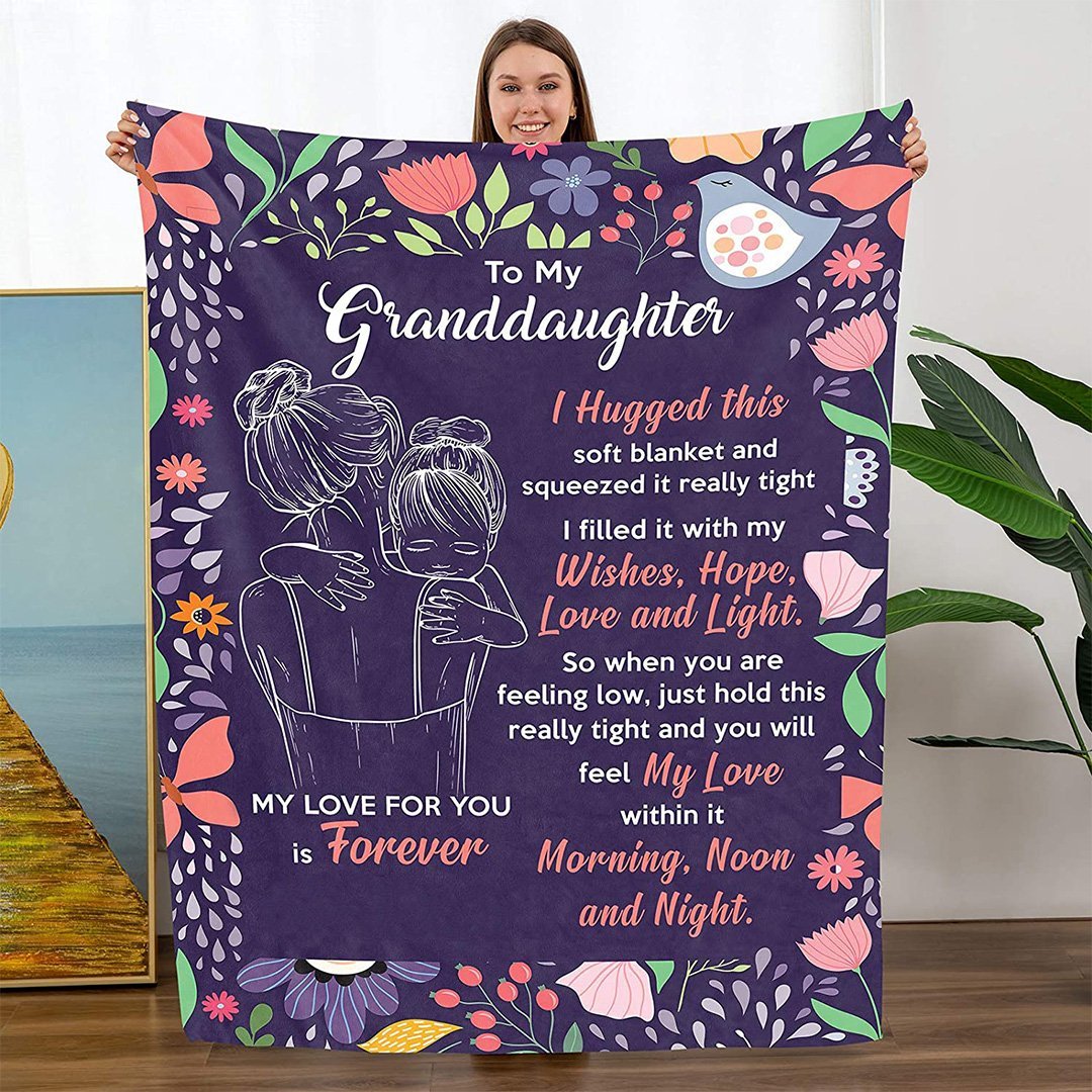 🎁Granddaughter's Gift-Sweet Words Blanket (49% OFF TODAY)