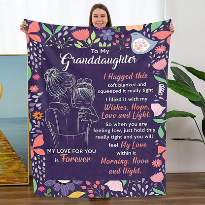 🎁Granddaughter's Gift-Sweet Words Blanket (49% OFF TODAY)