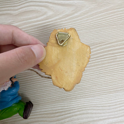 Resin Climbing Dwarfs Sculpture Gnome Art Statue Garden Ornament Home Decor