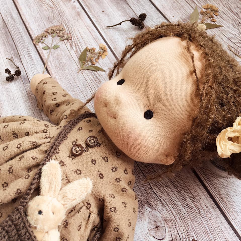 Handmade Knitted Doll - Una