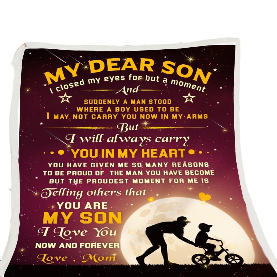 🎁Son's Gift - Warm Gift Blanket (49% OFF TODAY)