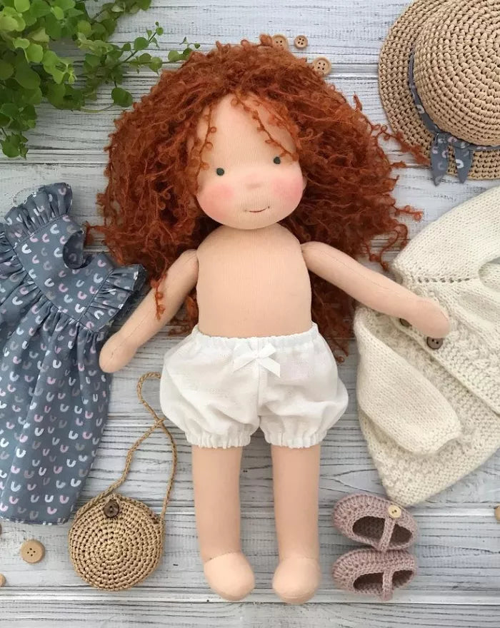 (New) Handmade Waldorf Doll - Nicole