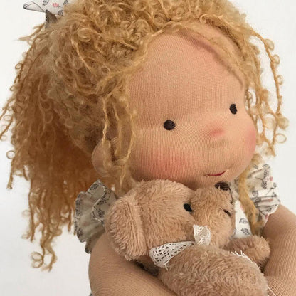 Handmade Knitted Doll - Katie