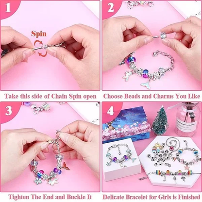 DIY Crystal Bracelet Set