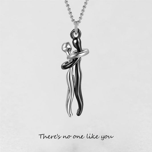 '' There's No One Like You '' Hug Necklace