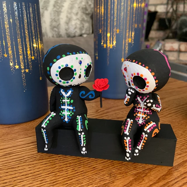 🎁Sugar Skull Couple Figurine