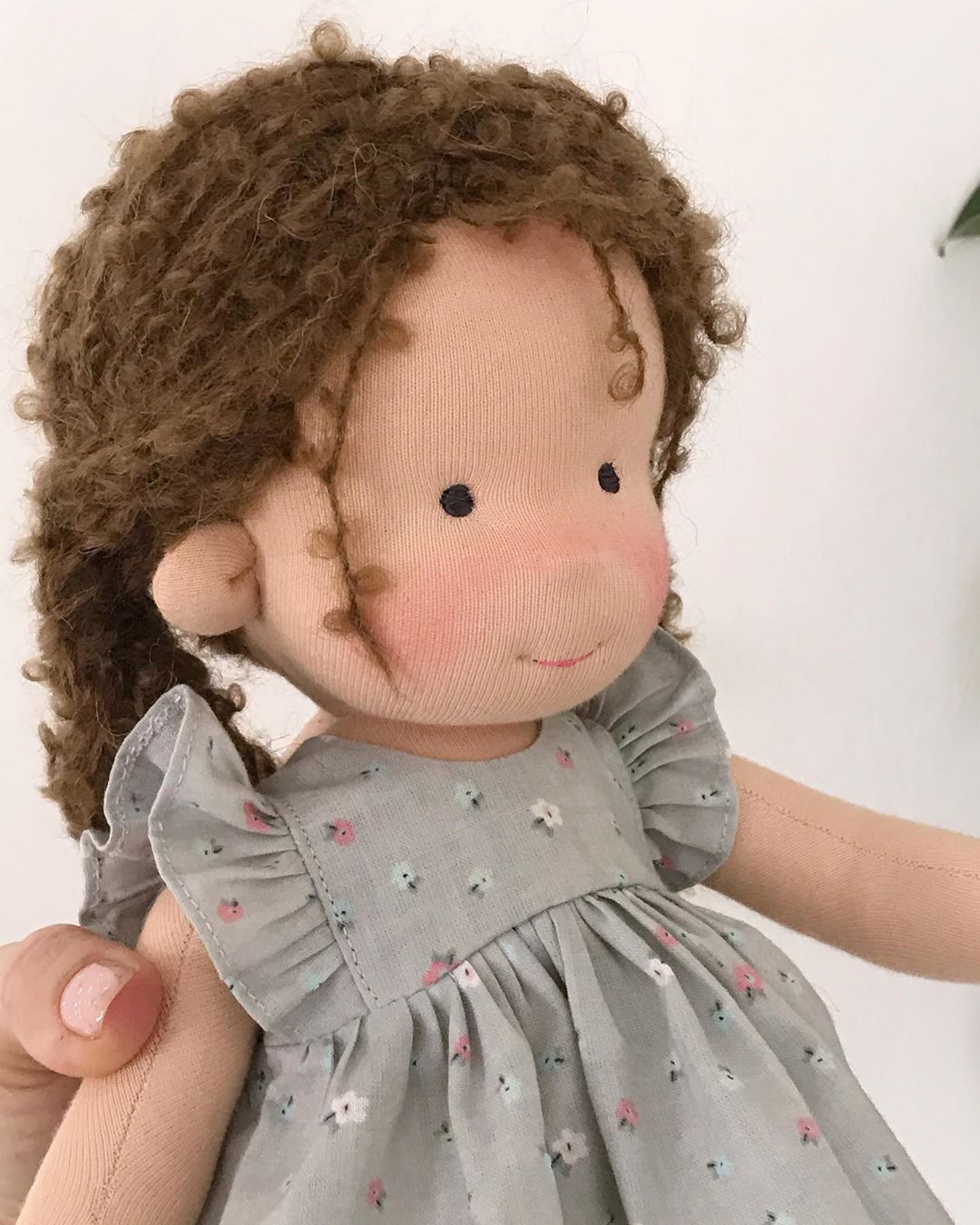 Handmade Knitted Doll - Carlin