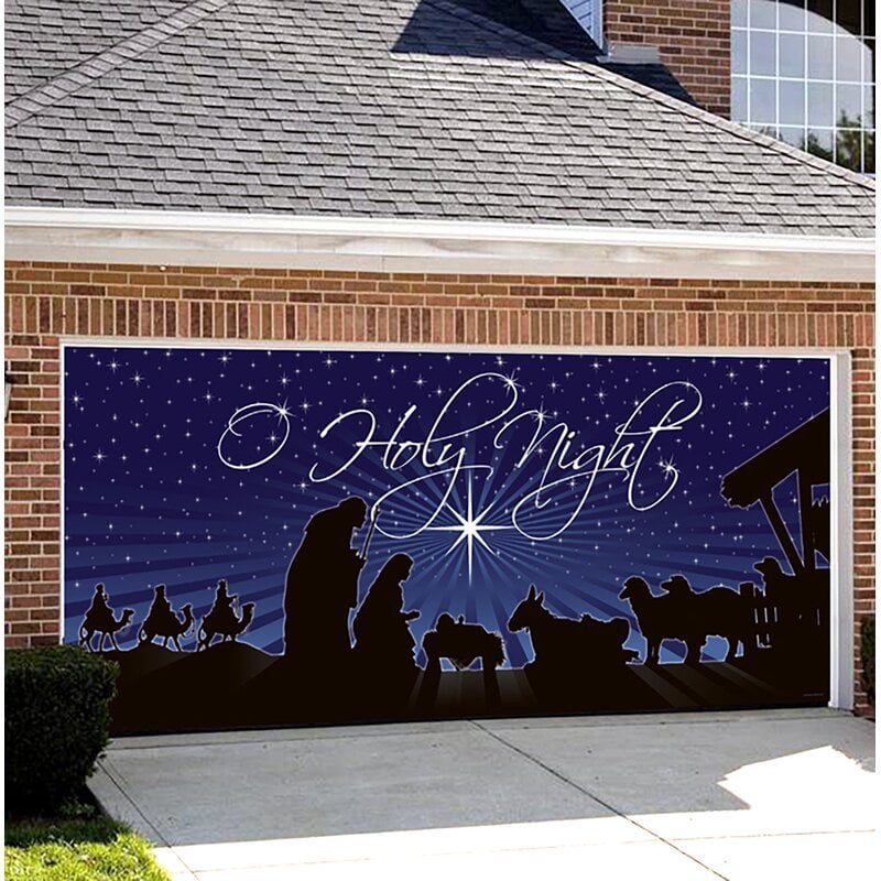 O Holy Night Garage Door