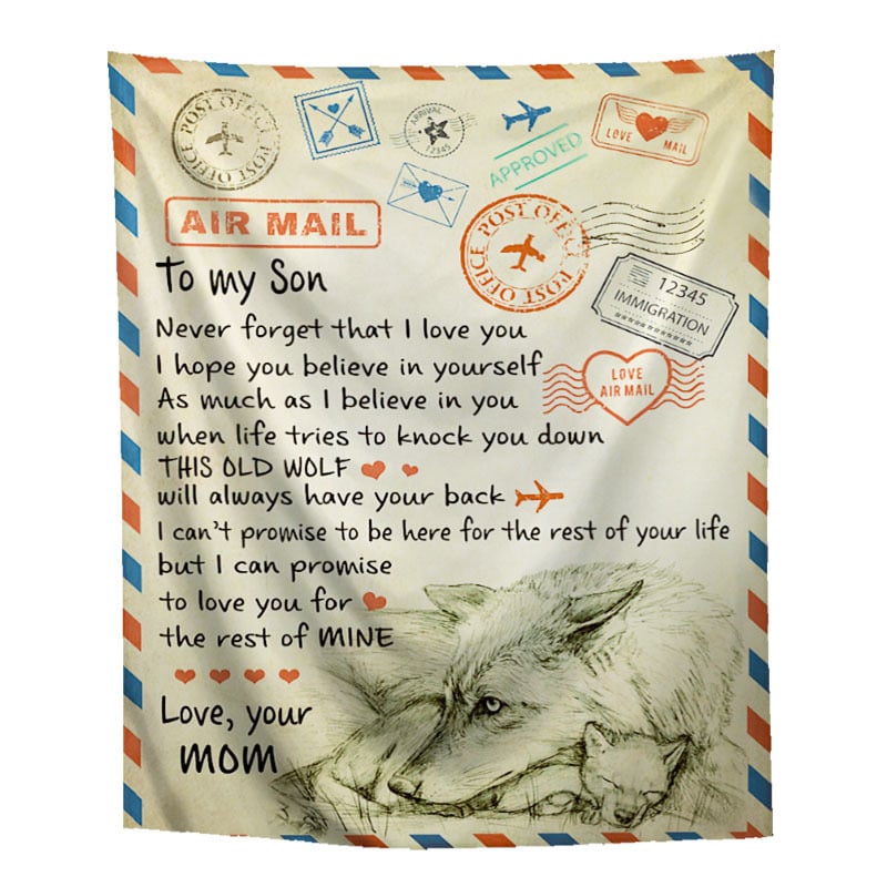 🎁Son's Gift - Warm Gift Blanket (49% OFF TODAY)