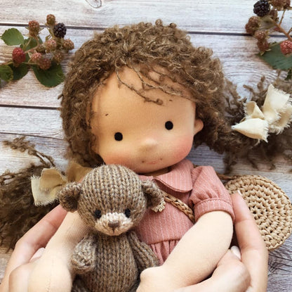 Handmade Knitted Doll - Cynthia