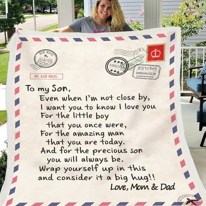 🎁To Daughter -Letter Blanket With Sweat Words (49% OFF TODAY)