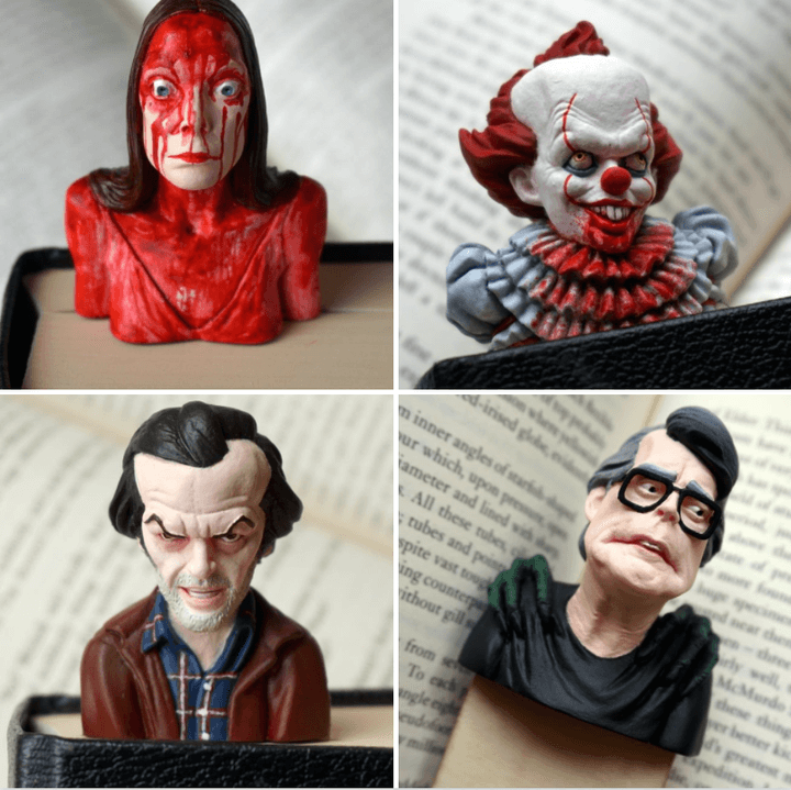 Horror bookmarks - the best gift for fans of horror novels