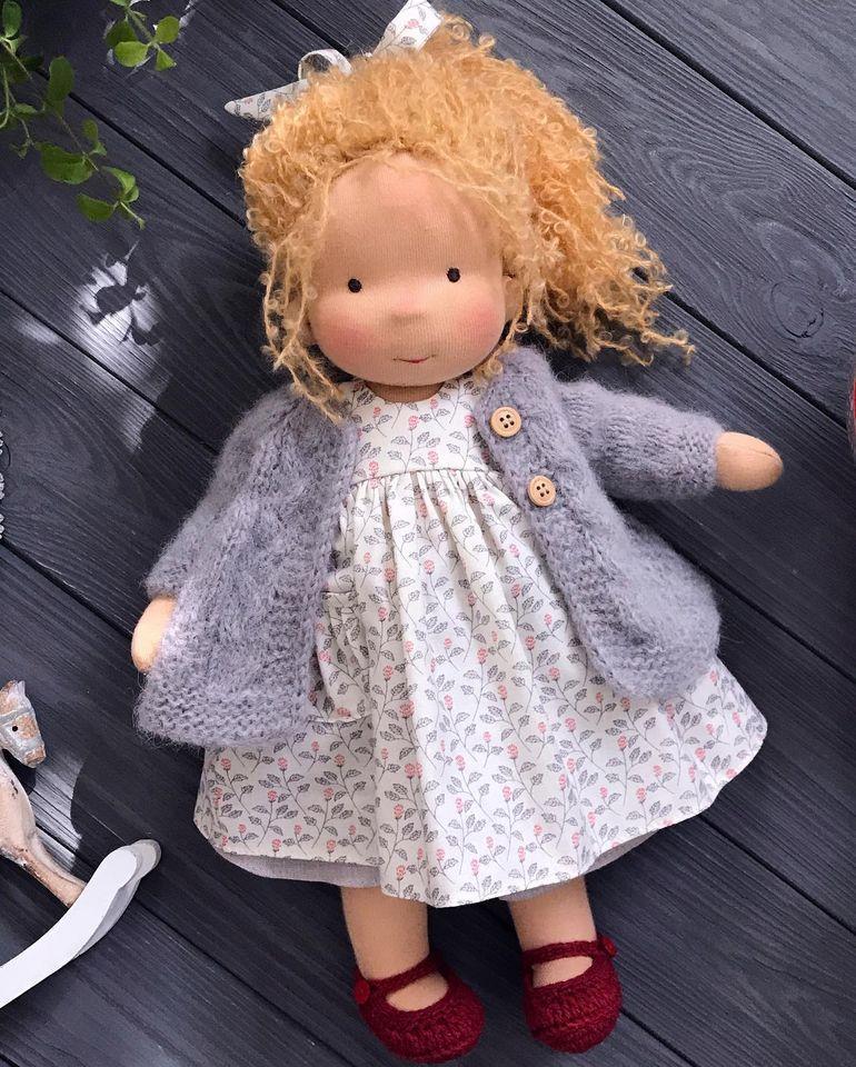 Handmade Knitted Doll - Katie