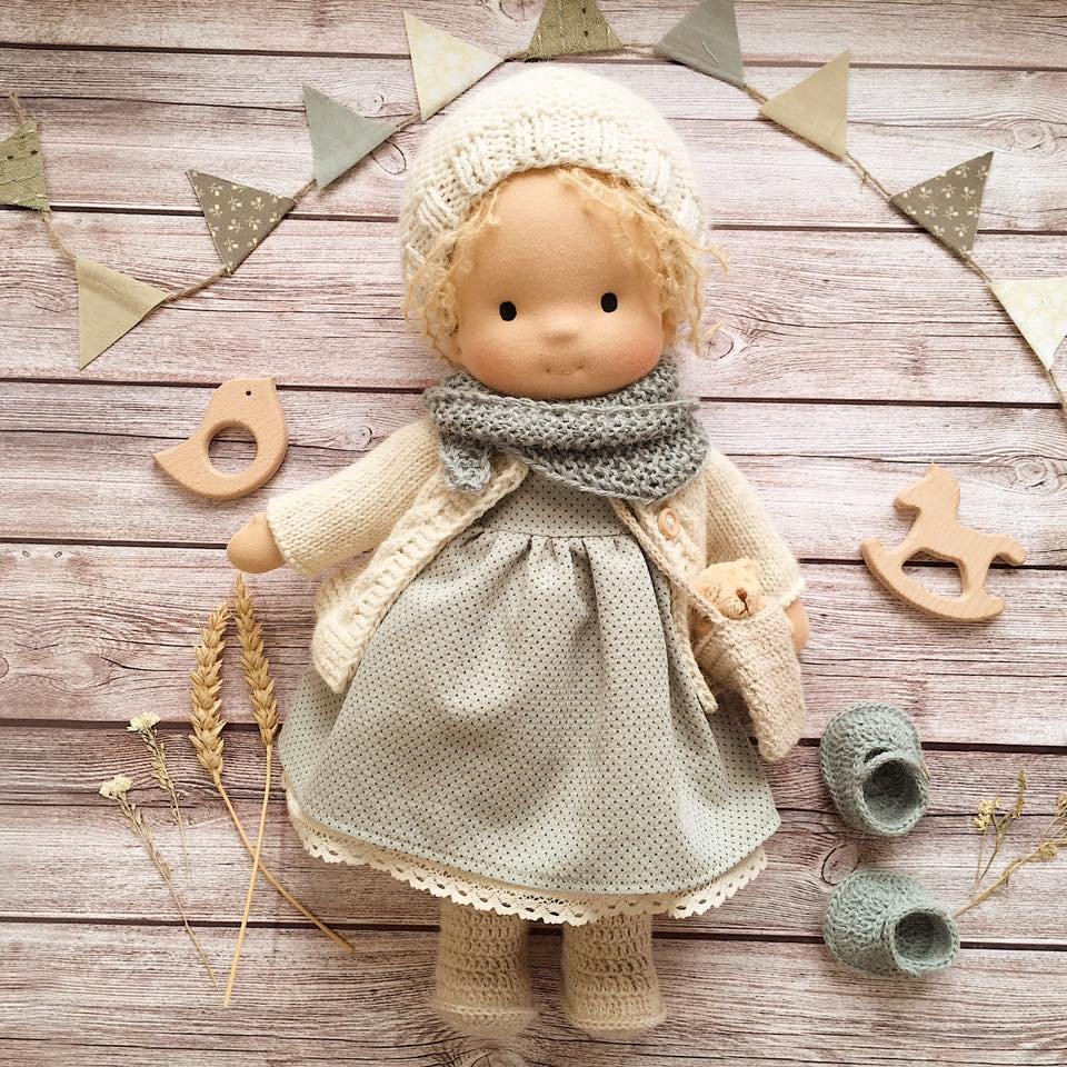 Handmade Waldorf Doll - Katherine