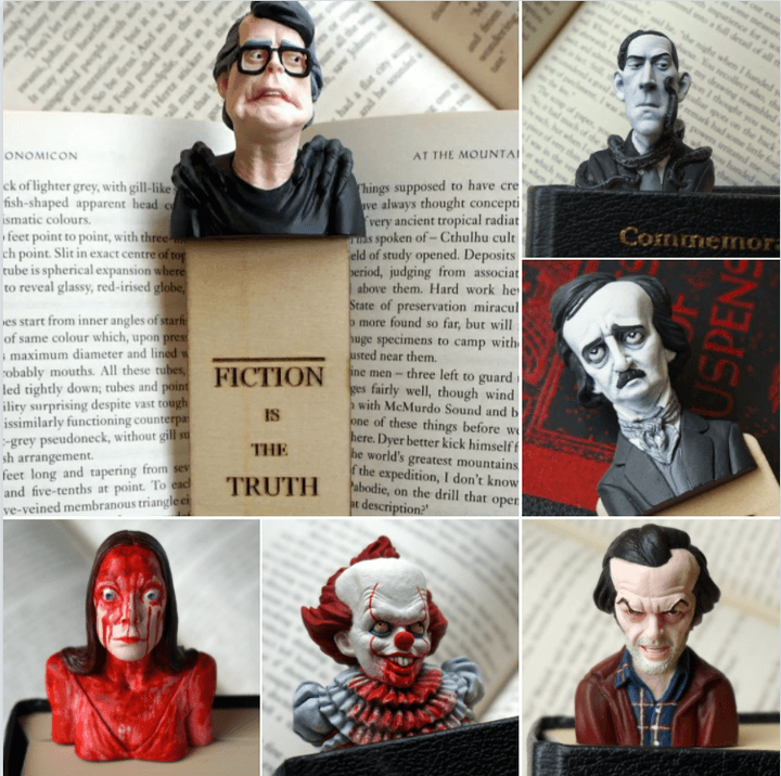 Horror bookmarks - the best gift for fans of horror novels