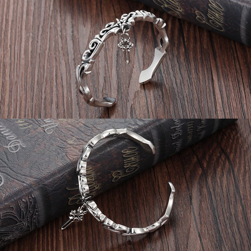 '' Your Life Depends On Yourself '' Cross Bracelet