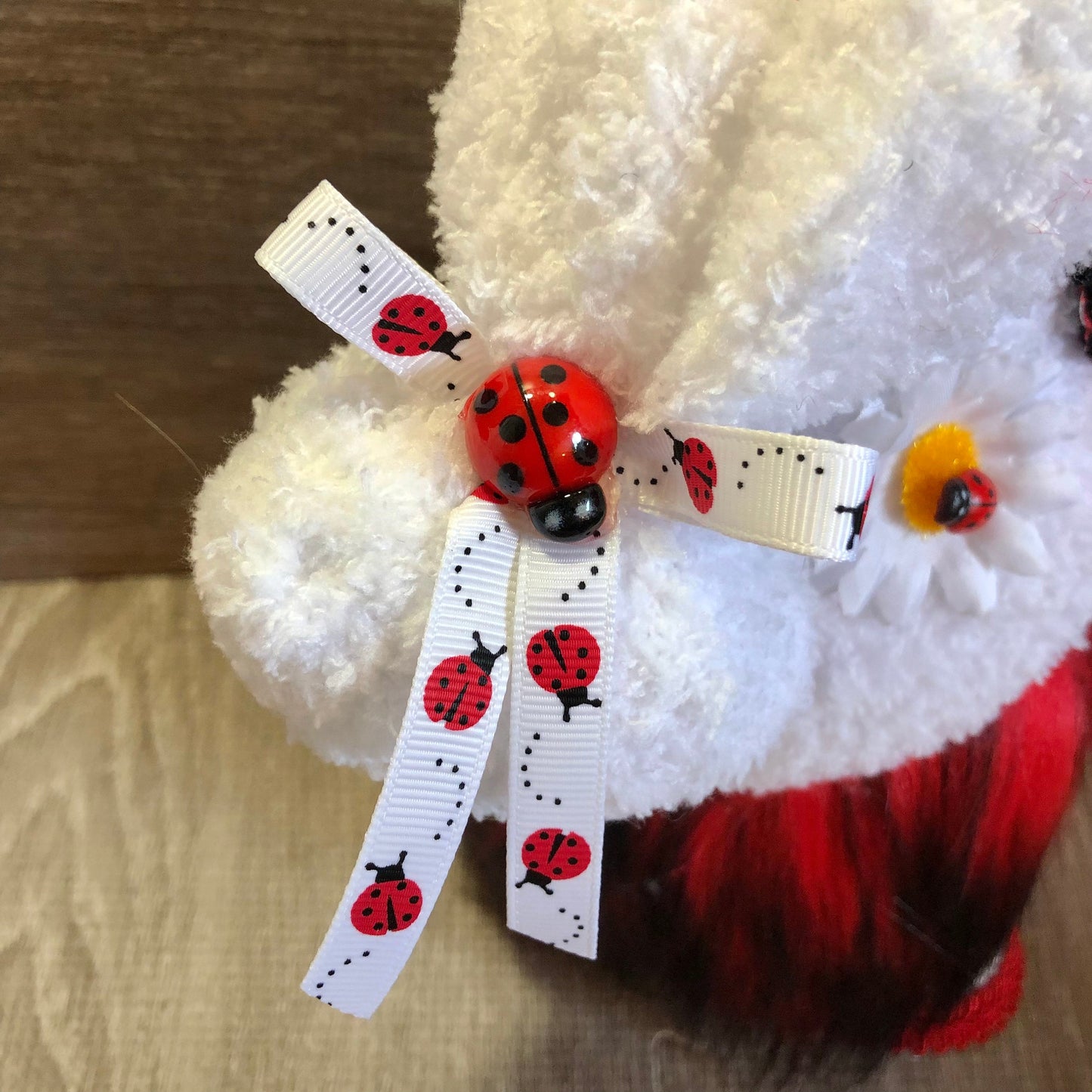 Ladybug Daisy Gnome