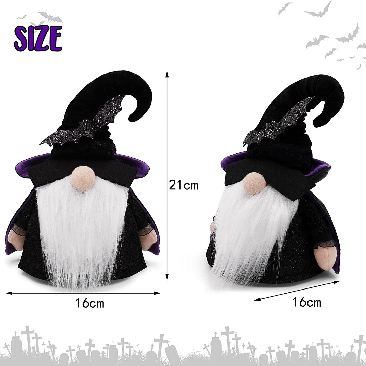 Halloween Witch Gnome